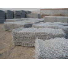 Galvanizado ou PVC Gabion Box Factory / Hexagonal Wire Netting / Stone Cage